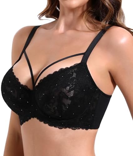 See Through Bras for Women Sexy Full Coverage