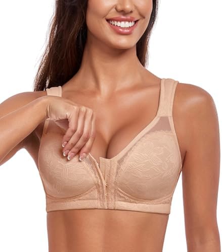 Women's Front Closure Posture Bra Back Support