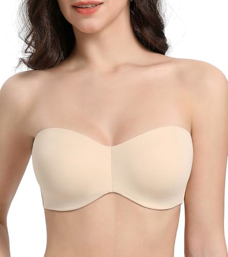 Women's Minimizer Strapless Bra Plus Size Bandeau